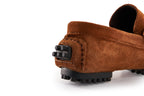 Suede Moccasin Loafers Cross
