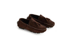 Suede Moccasin Loafers Tassel