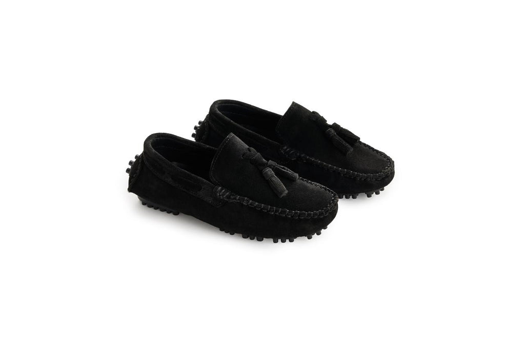 Suede Moccasin Loafers Tassel