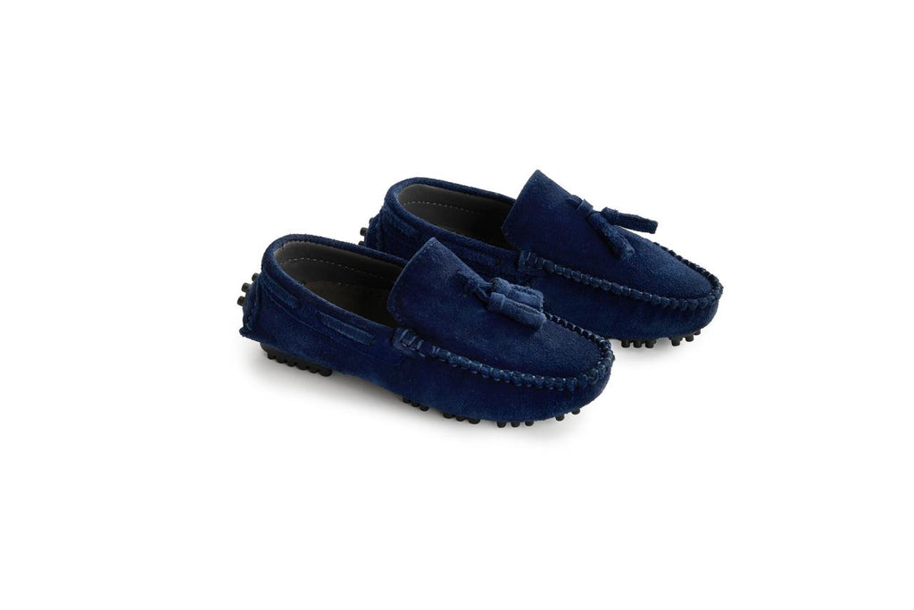 Suede Moccasin Loafers Tassel