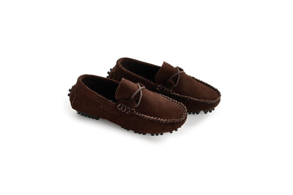 Suede Moccasin Loafers Cross