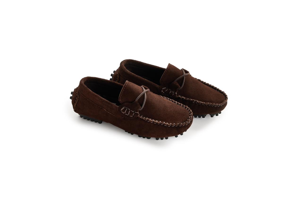 Suede Moccasin Loafers Cross