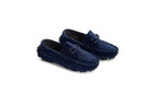 Suede Moccasin Loafers Cross