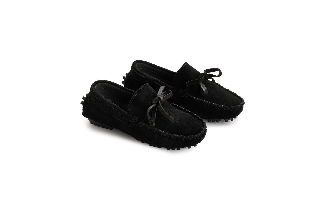 Suede Moccasin Loafers Strap