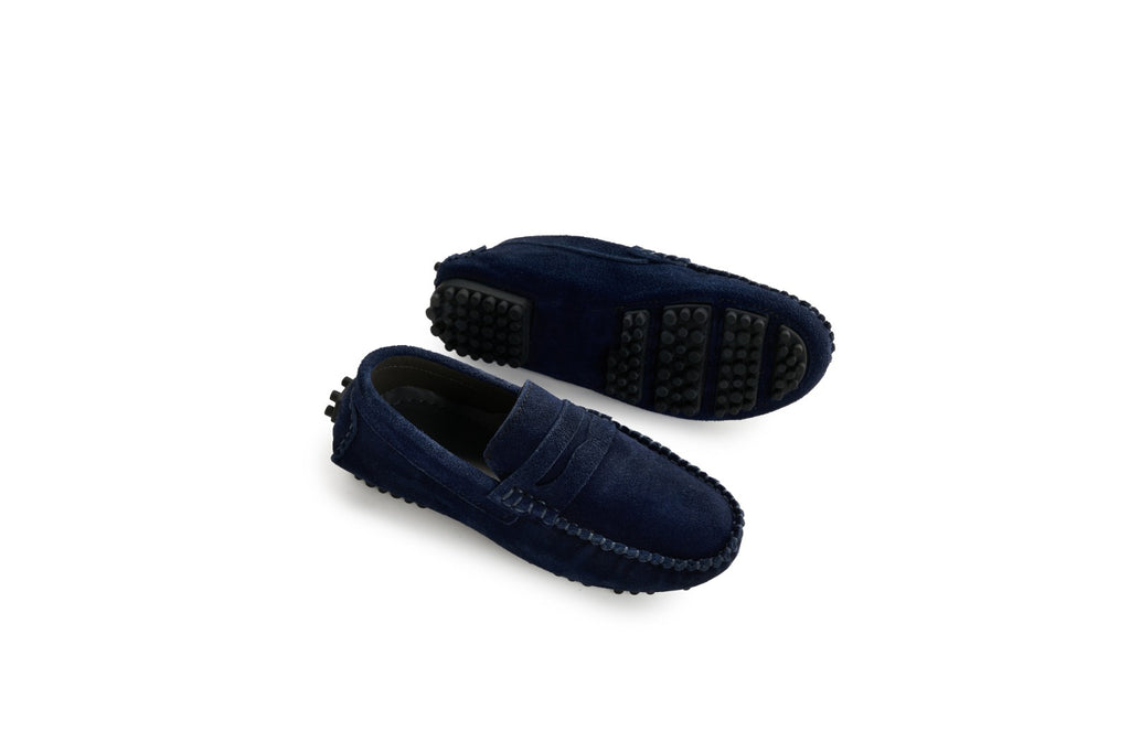Suede Moccasin Loafers Tassel
