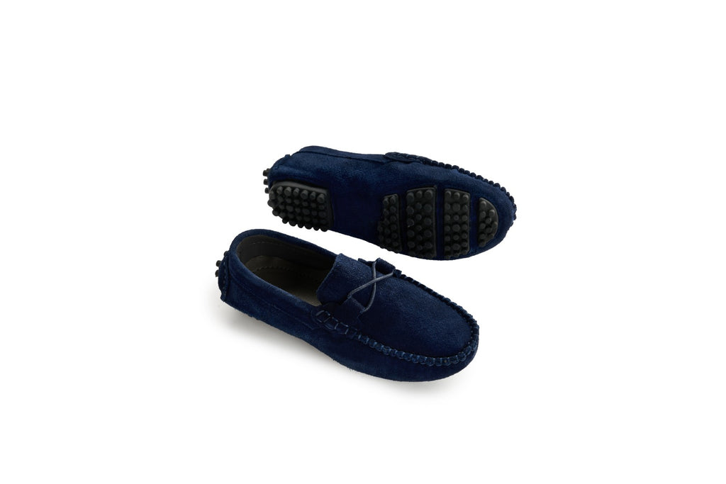 Suede Moccasin Loafers Cross