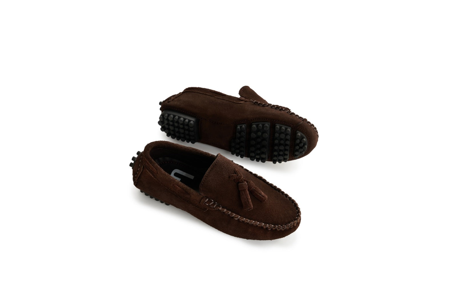 Suede Moccasin Loafers Cross